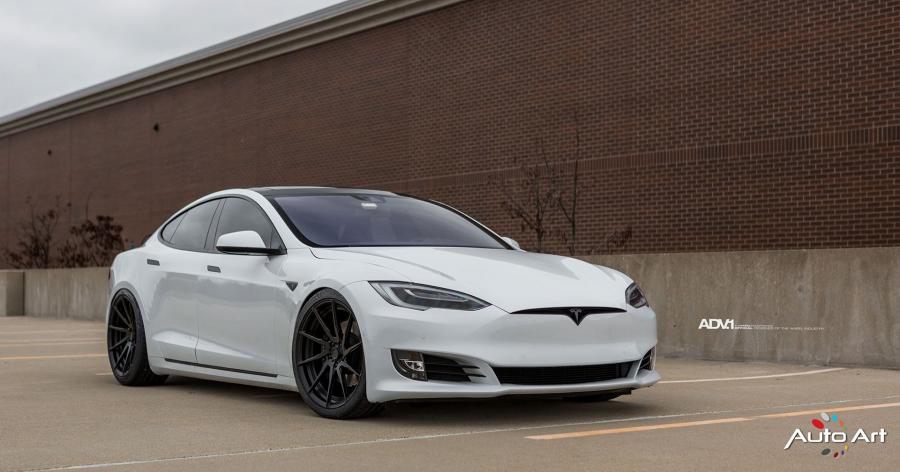 Tesla Model S by The Auto Art on ADV.1 Wheels (ADV10R M.V2 CS) '2017